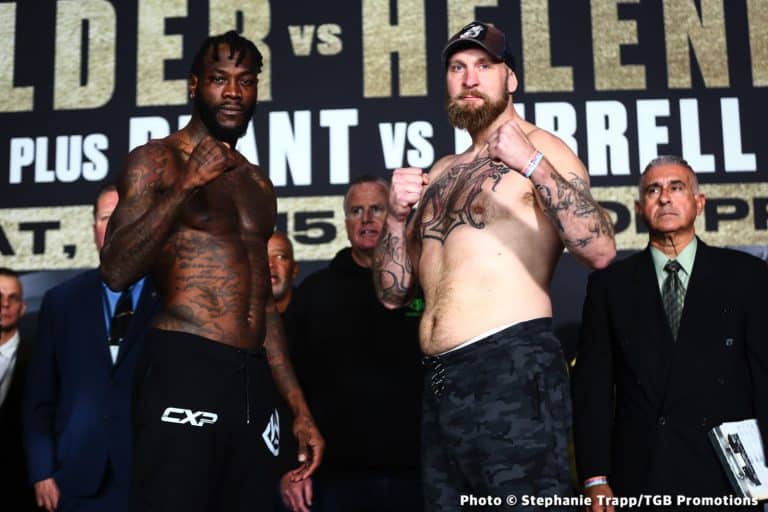 Image: Wilder vs. Helenius - preview & prediction for Fox pay-per-view