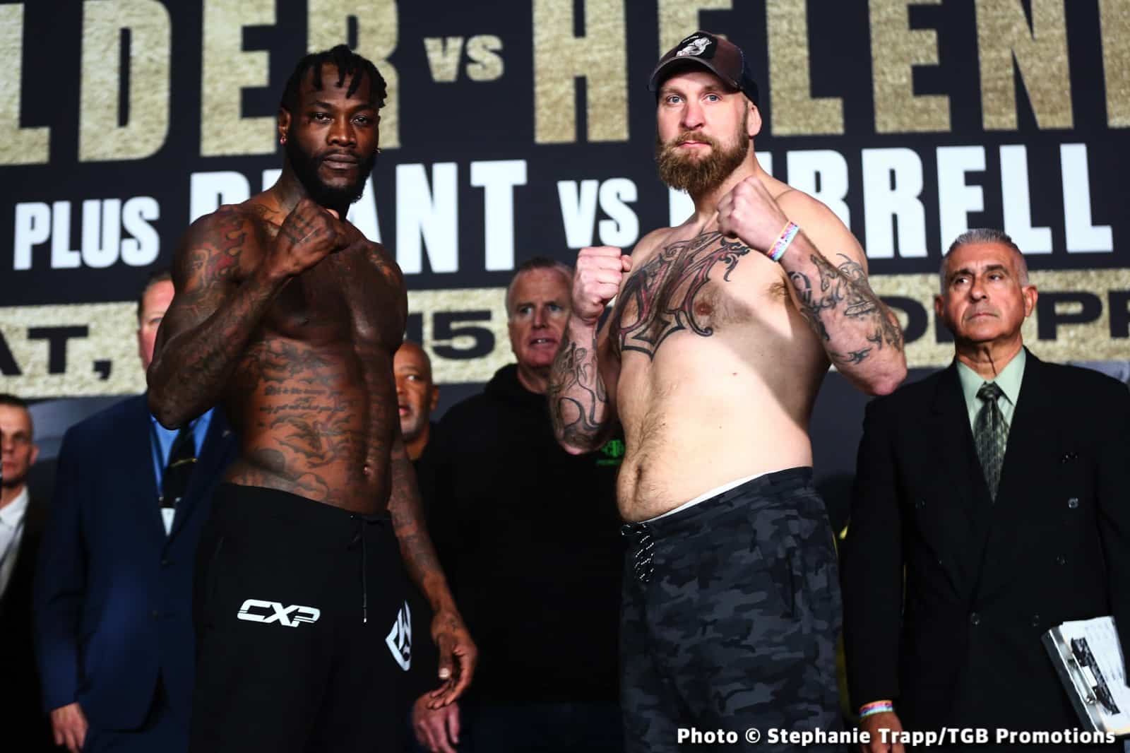 Image: Wilder vs Helenius Official FOX PPV Weigh In Results