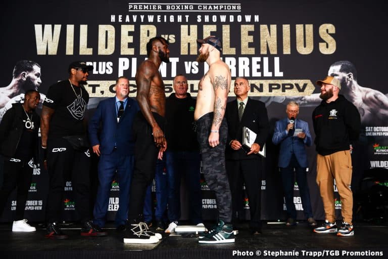 Image: Is Wilder too thin to defeat Helenius?