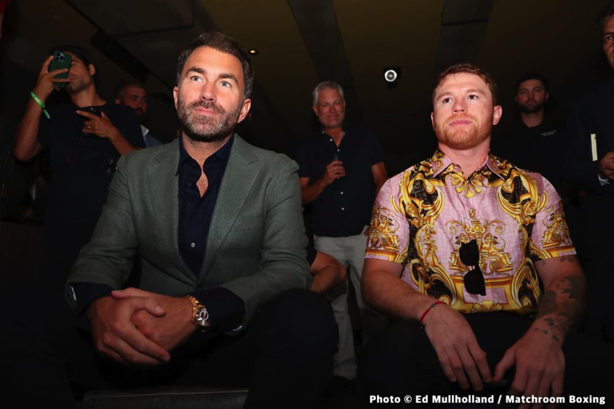 Image: Eddie Hearn hoping Canelo Alvarez vs. John Ryder completed soon for May 6th