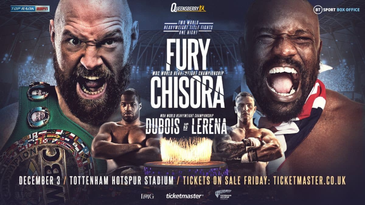 Image: Tyson Fury - "two weeks to go" before Chisora trilogy