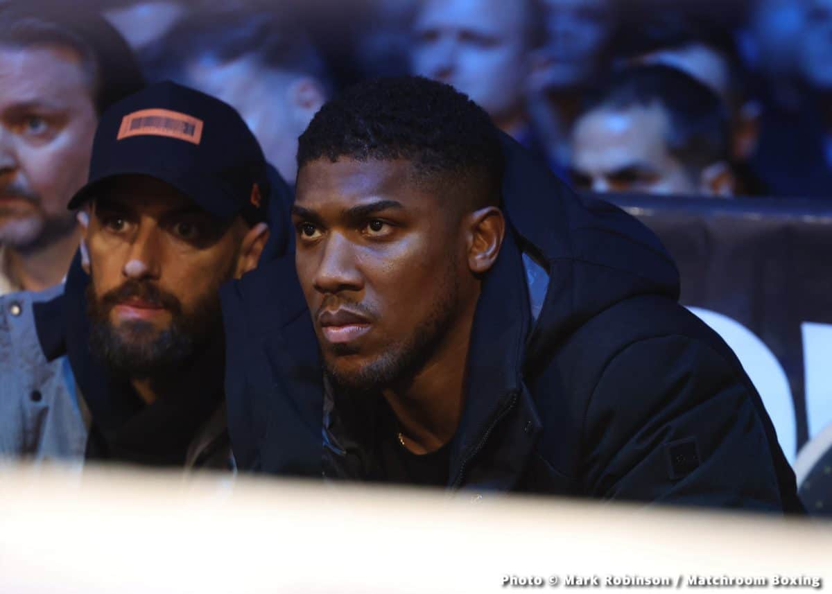 Image: Anthony Joshua officially appoints Derrick James as his new trainer for Franklin fight