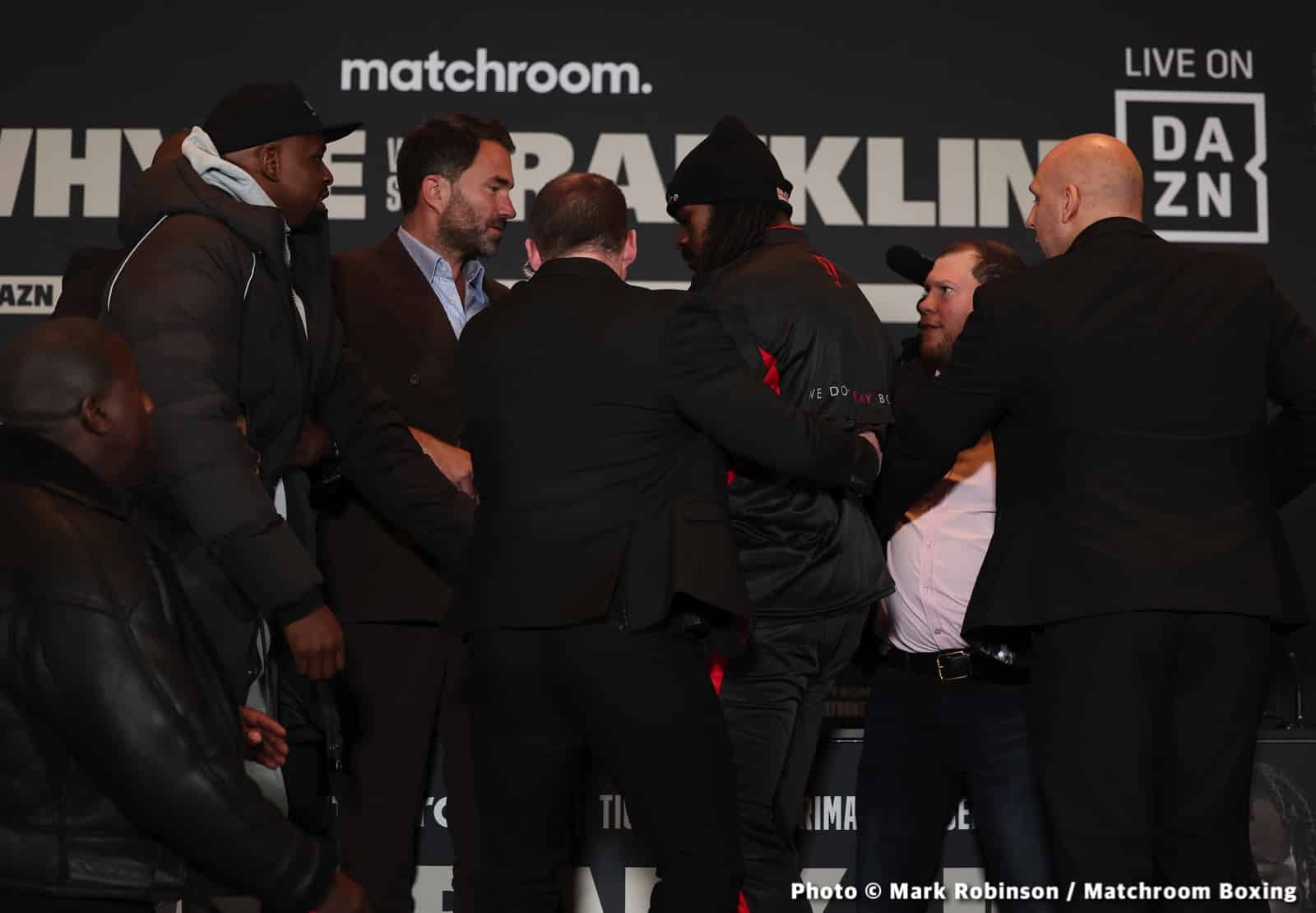Image: Jermaine Franklin coming to KO Dillian Whyte on Saturday