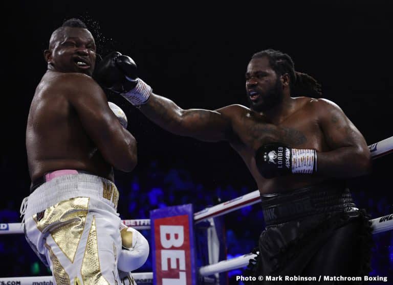 Image: Dillian Whyte bitter & angry at Jermaine Franklin getting Joshua fight