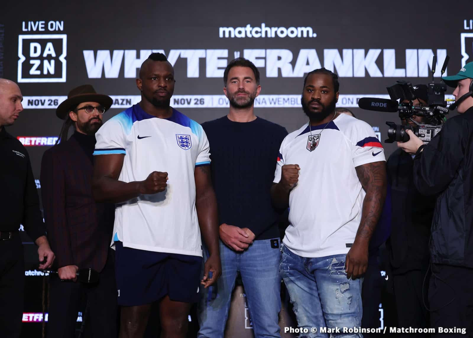 Image: Dillian Whyte 251 vs. Jermaine Franklin 257 - weigh-in results