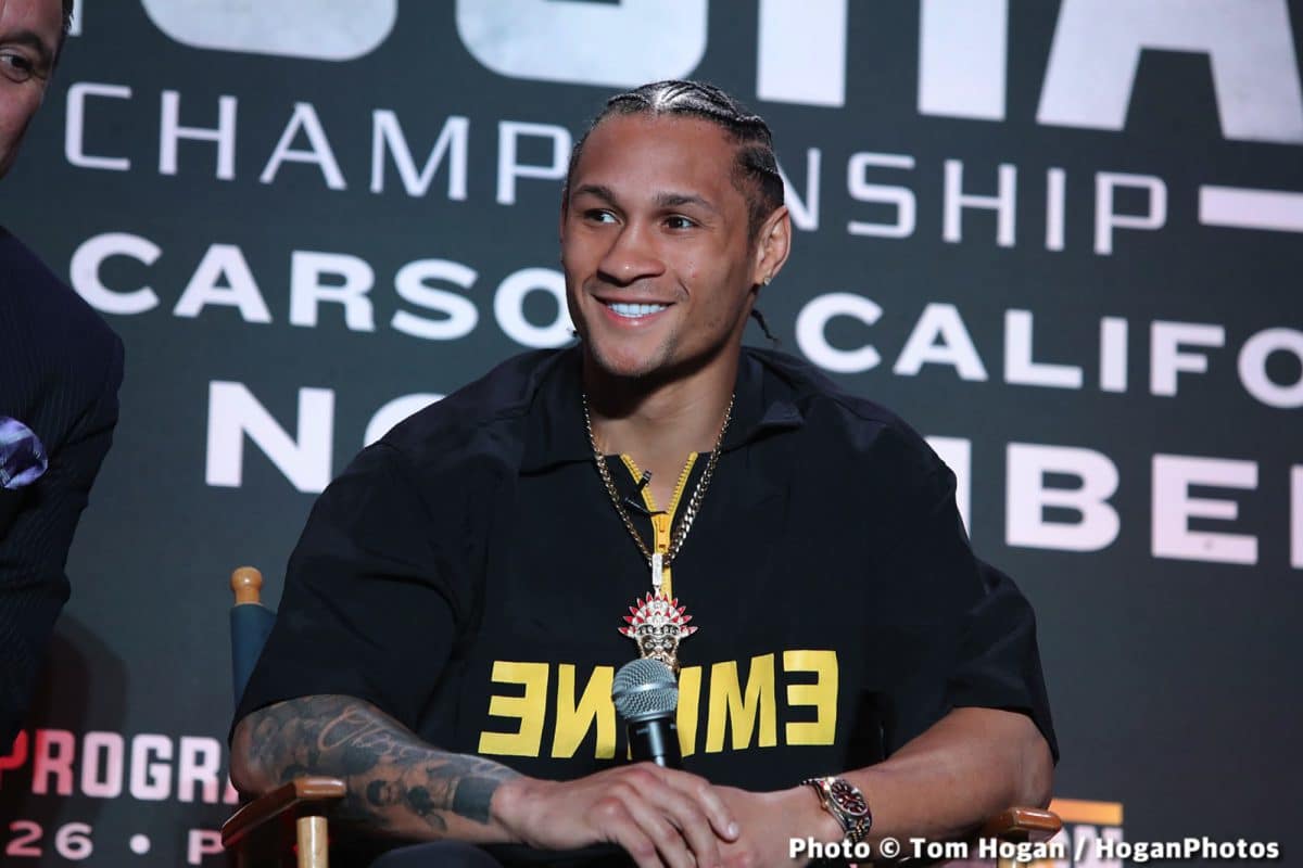 Image: Regis Prograis & Arnold Barboza Jr argue over short notice fight on June 17th