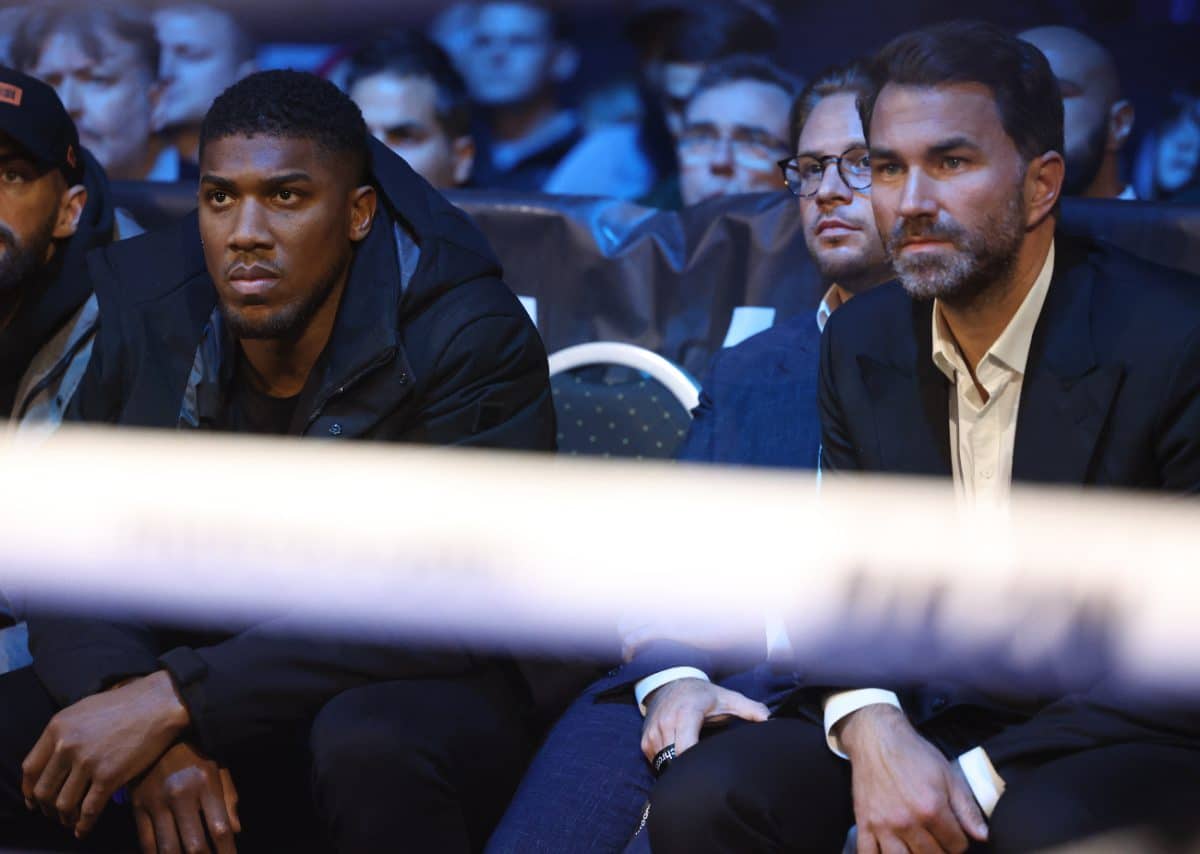 Image: Anthony Joshua could fight Jermaine Franklin next says Eddie Hearn