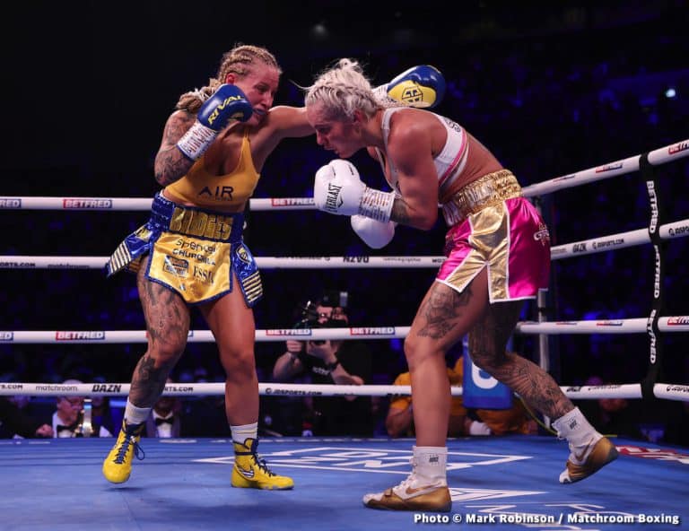Image: Boxing Results: Ebanie Bridges Wins Thrilling Toe-to-Toe Battle With Shannon O'Connell