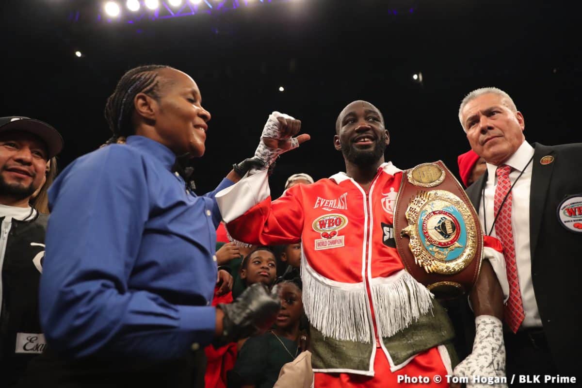 Image: Terence Crawford on Errol Spence: "I'm going for the knockout"