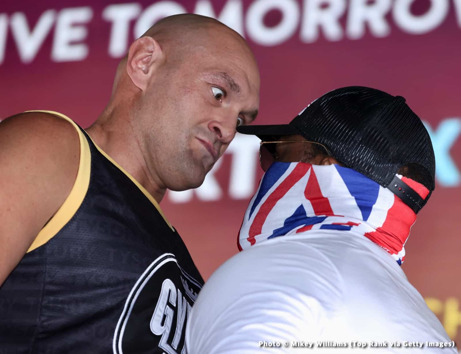 Image: Tyson Fury 268.6 vs. Derek Chisora 260.7 - weigh-in results