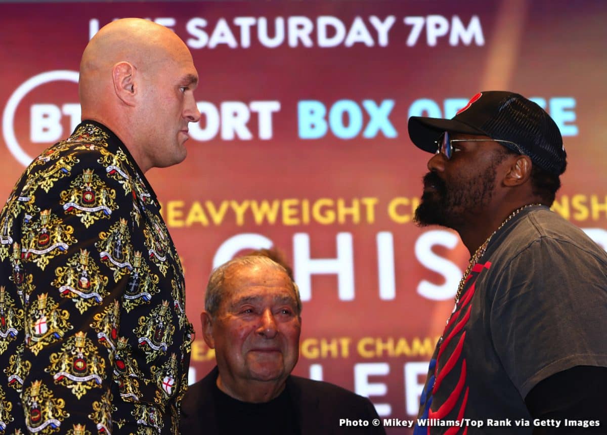 Image: Usyk's promoter tells Fury: "You better win on Saturday"