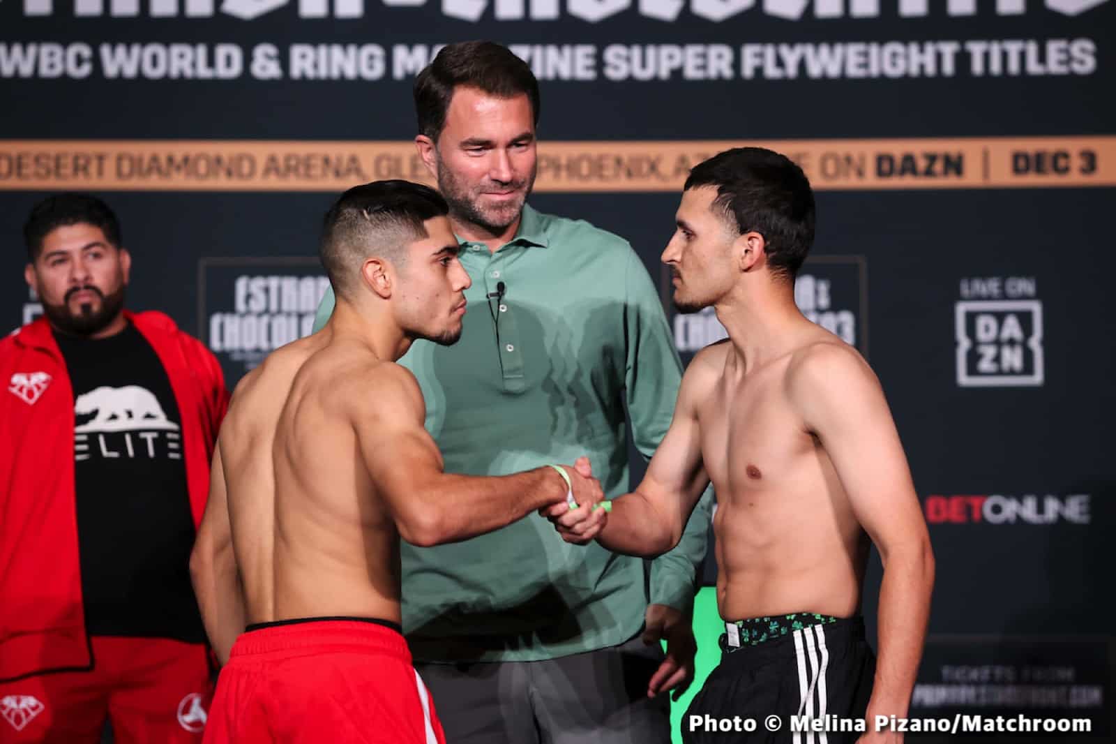 Image: Juan Estrada 115 vs. Roman Gonzalez 114.7 - weigh-in results