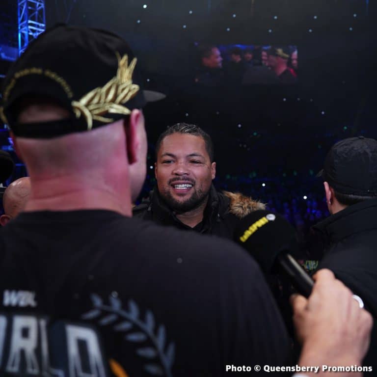 Image: Joe Joyce says he's next for Tyson Fury after Usyk fight in 2023