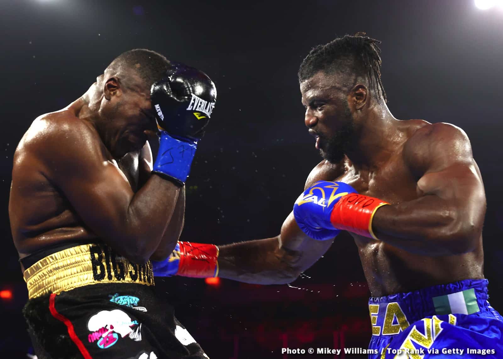 Image: Results / Photos: Efe Ajagba Edges Stephan Shaw