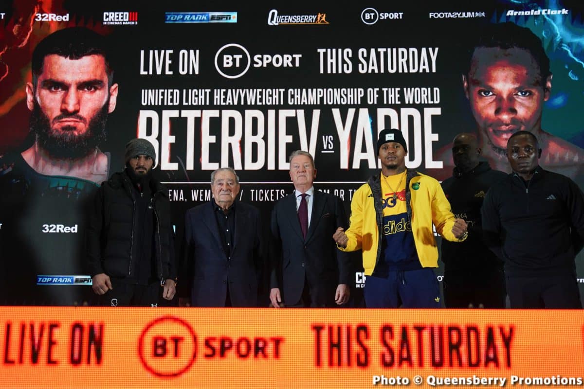 Image: Sergey Kovalev predicts Beterbiev "will smash" Yarde on Saturday