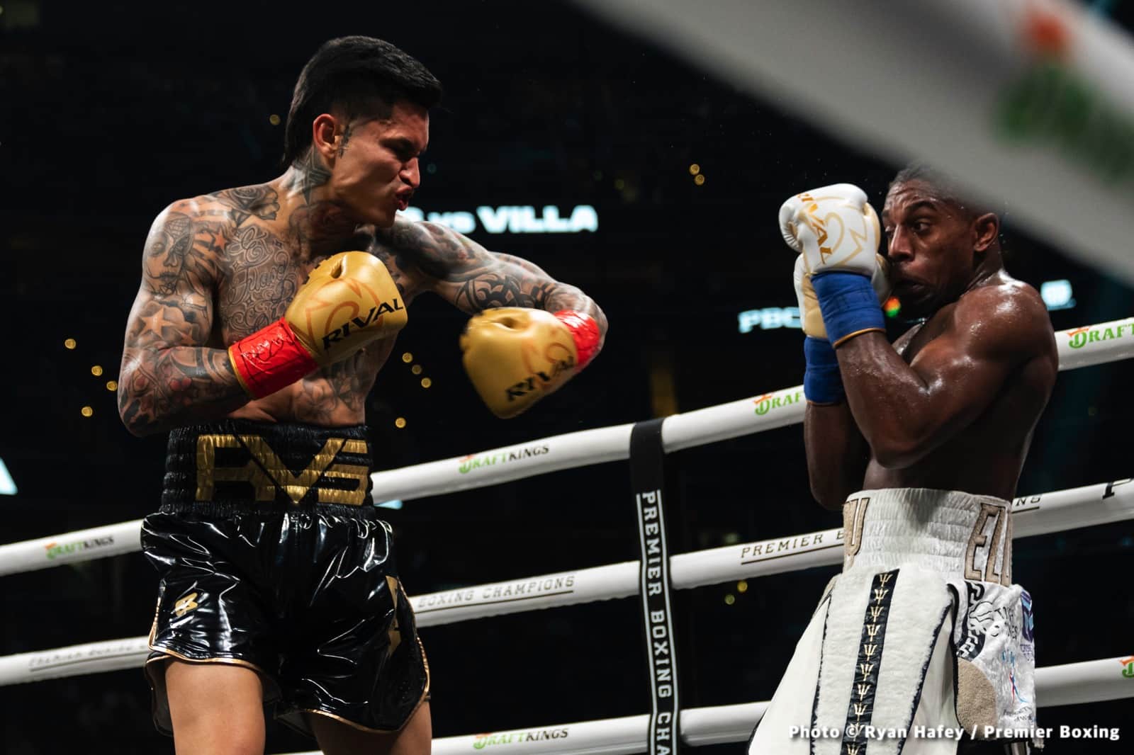 Image: Results / Photos: Roiman Villa Upsets Rashidi Ellis!