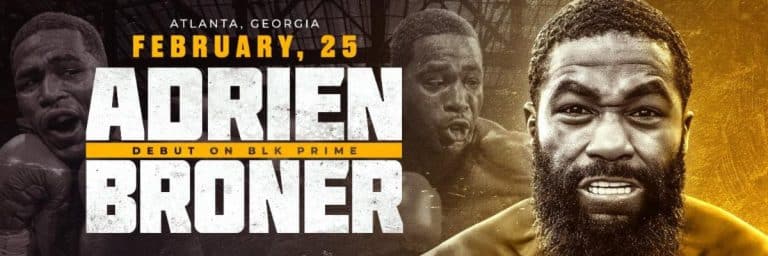 Image: Broner vs Lundy on February 25th on BLK Prime