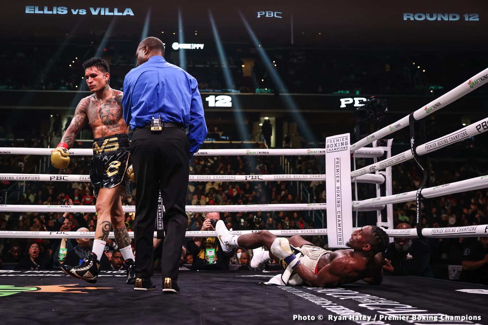 Image: Results / Photos: Roiman Villa Upsets Rashidi Ellis!