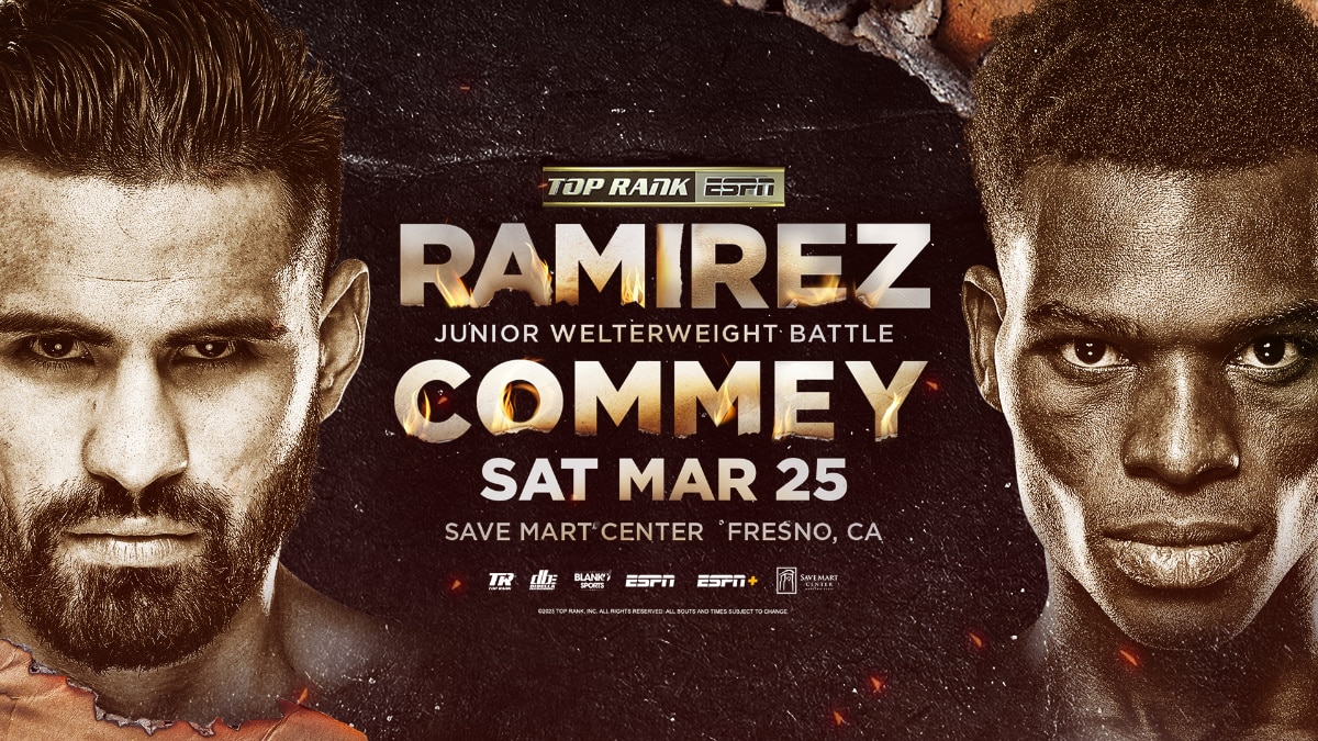 Image: Jose Ramirez vs. Richard Commey - preview for this Saturday, March 25th on ESPN