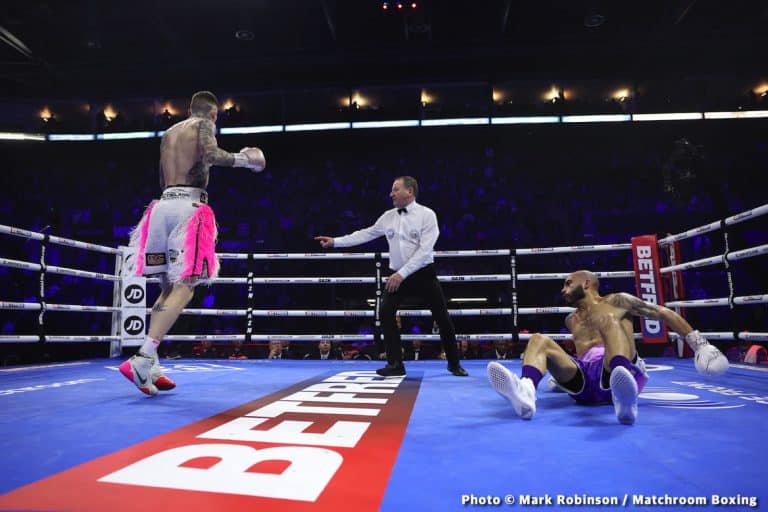 Image: Boxing results: Gary Cully scores 2nd Round TKO victory over Flores