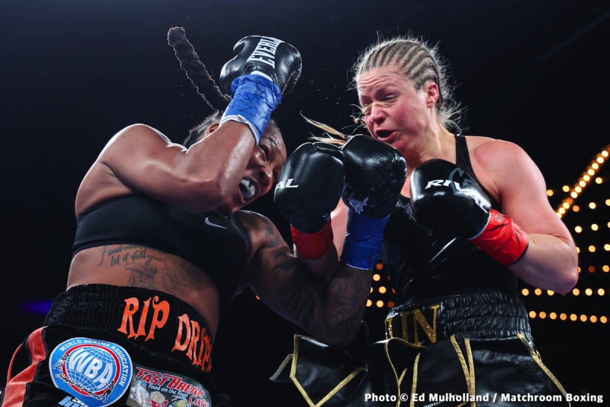 Boxing Results Shadasia Green Stops Cederroos In Six! Boxing News 24