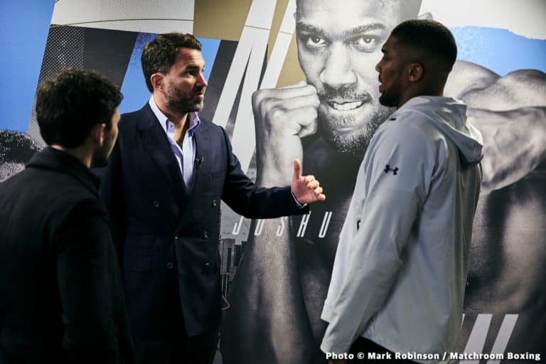 Image: Eddie Hearn rules out Anthony Joshua vs. Dillian Whyte rematch for August 12