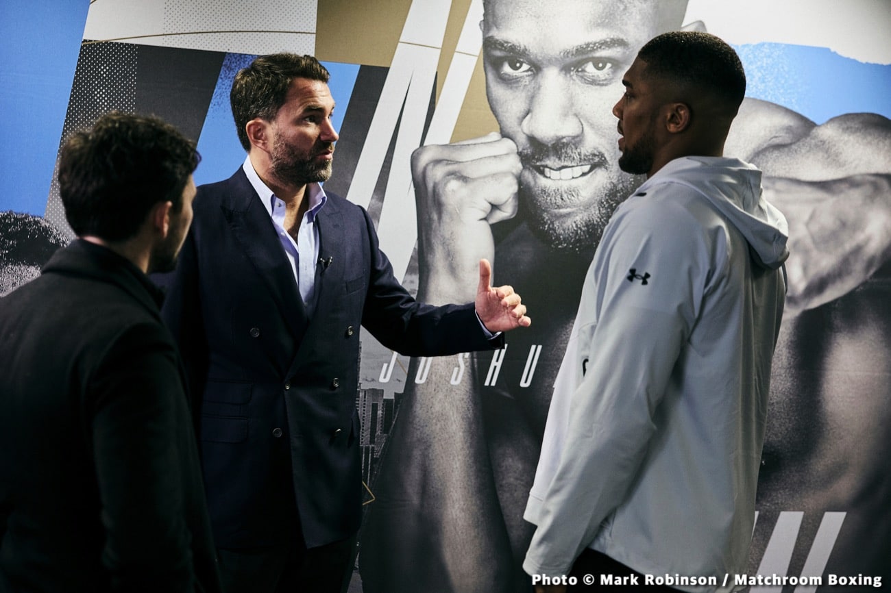 Image: Eddie Hearn chomping at the bit to make Joshua - Fury after Franklin fight on Saturday