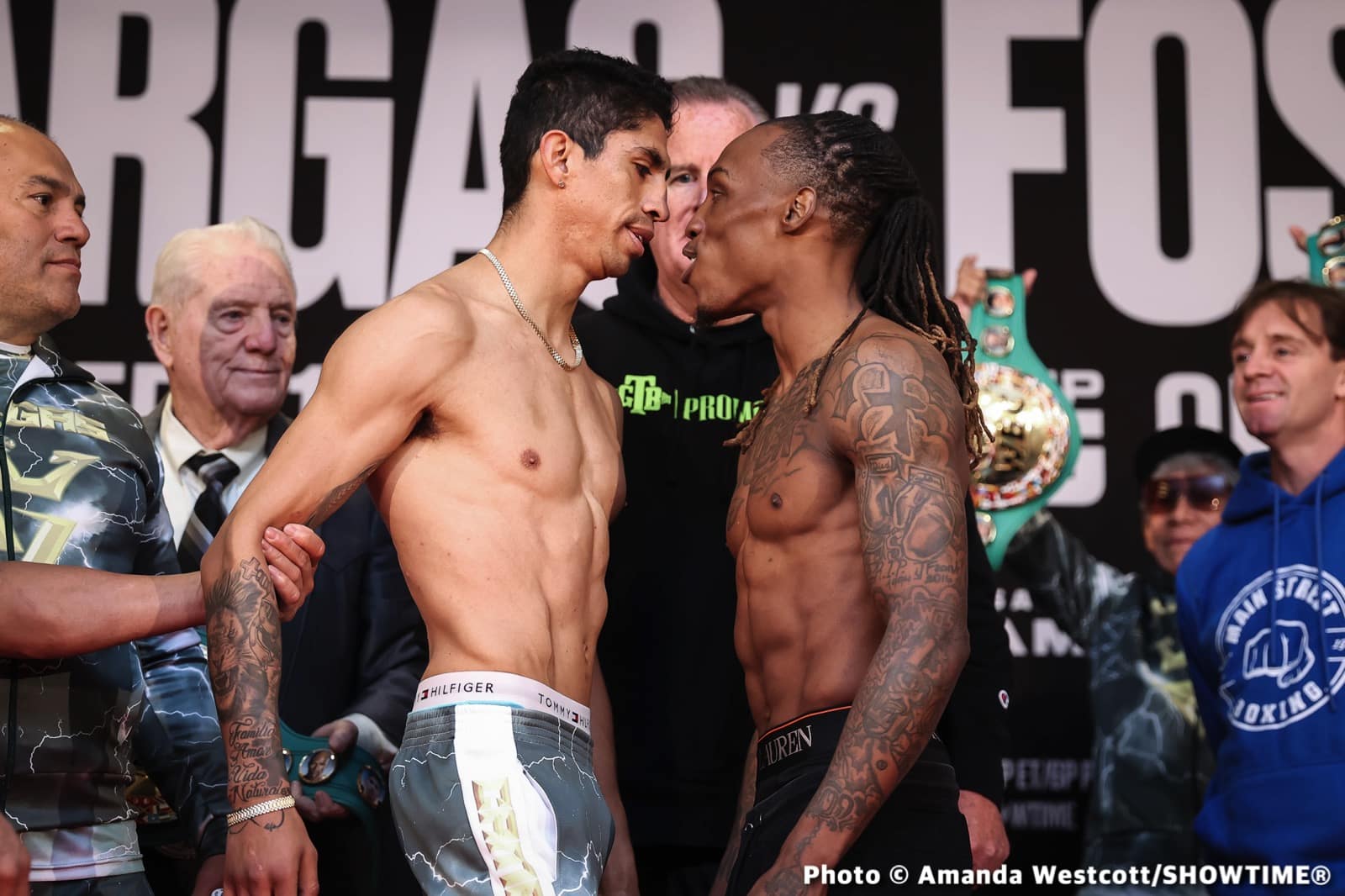 Image: Rey Vargas 129.4 vs. O’Shaquie Foster 129.4 - Weigh In Results