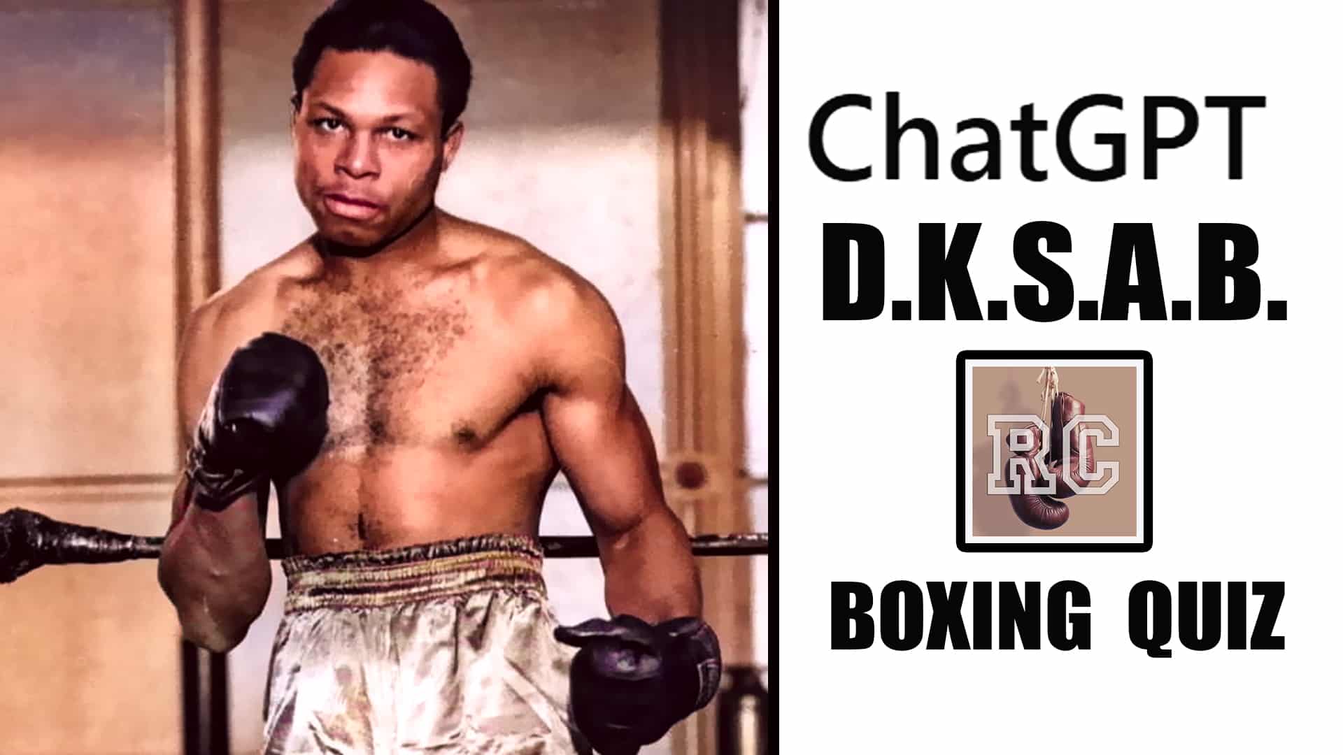 Image: VIDEO: Does ChatGPT Know About Boxing?