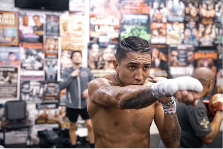 Image: Mario Barrios discusses Jovanie Santiago fight on Feb.11th, targeting vacant title