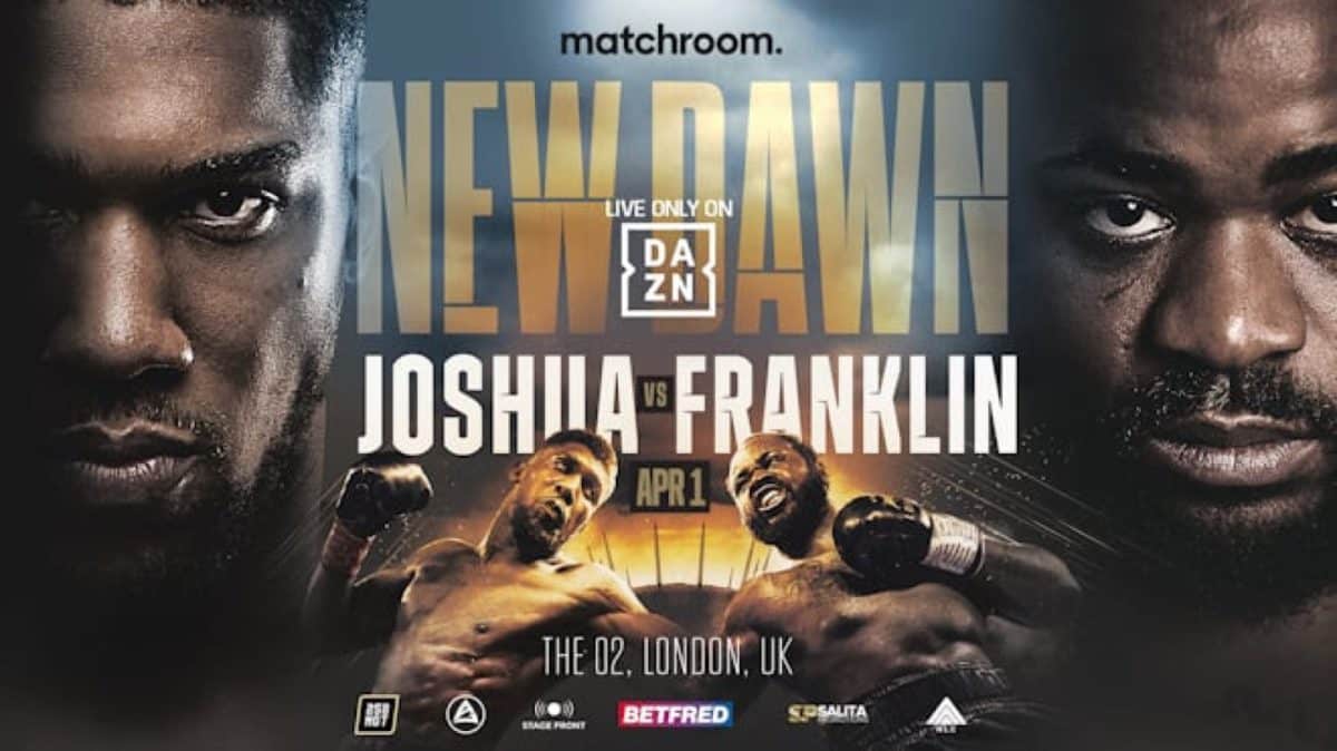 Image: Tickets not selling for Anthony Joshua vs. Jermaine Franklin on April 1 at O2 Arena in London