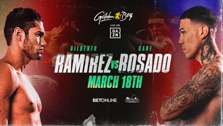 Image: Gilberto Ramirez vs. Gabriel Rosado & Joseph Diaz vs. Mercito Gesta on March 18th in Long Beach, CA