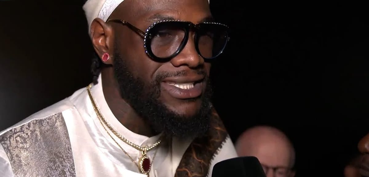Image: Deontay Wilder says he won't sign with Eddie Hearn
