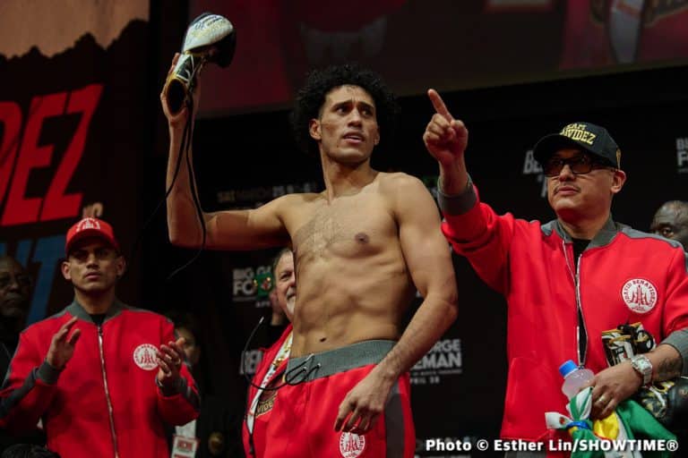 Image: David Benavidez to Canelo Alvarez: "Let's give the people what they want to see"