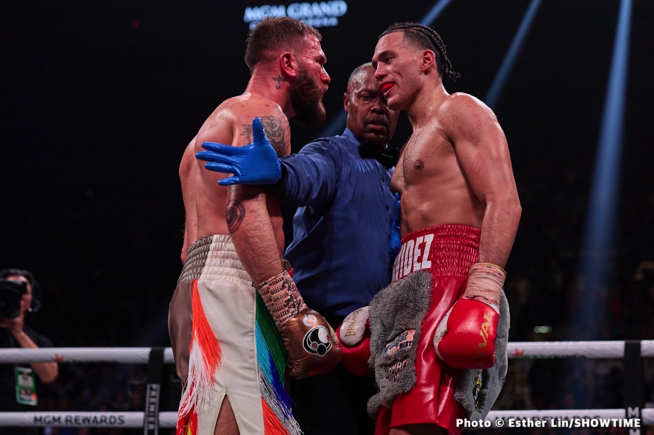 Image: David Benavidez defeats Plant, and requests Canelo give the fans what they want