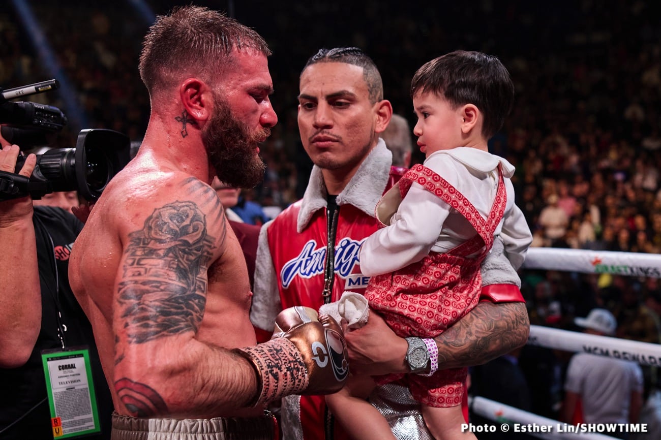Image: Beaten up Caleb Plant cheered by fans after defeat by Benavidez
