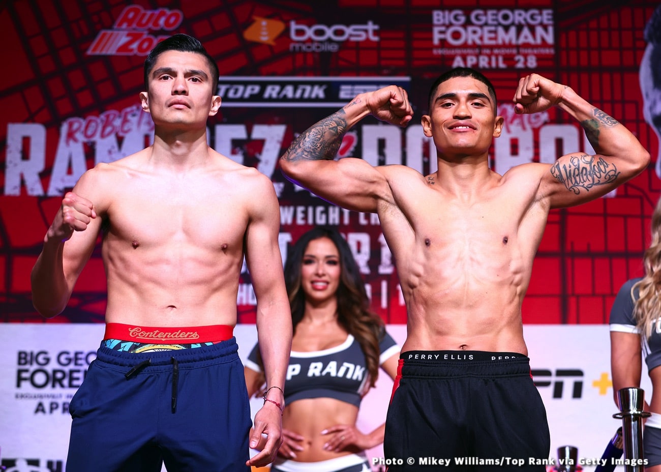 Image: Robeisy Ramirez 125.6 vs. Isaac Dogboe 124.6 - weigh-in results for Saturday on ESPN+