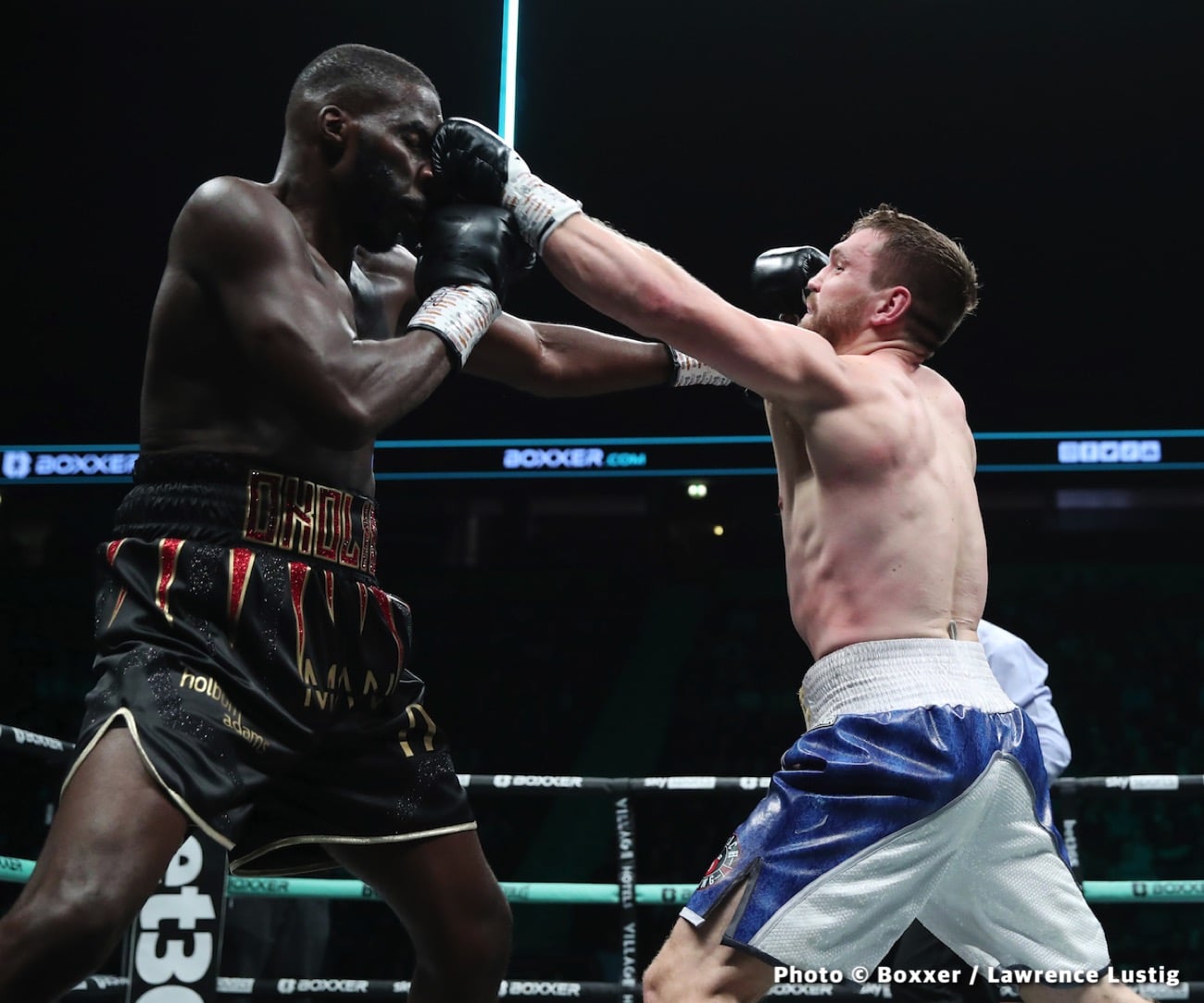 Image: Boxing results: Lawrence Okolie defeats David Light
