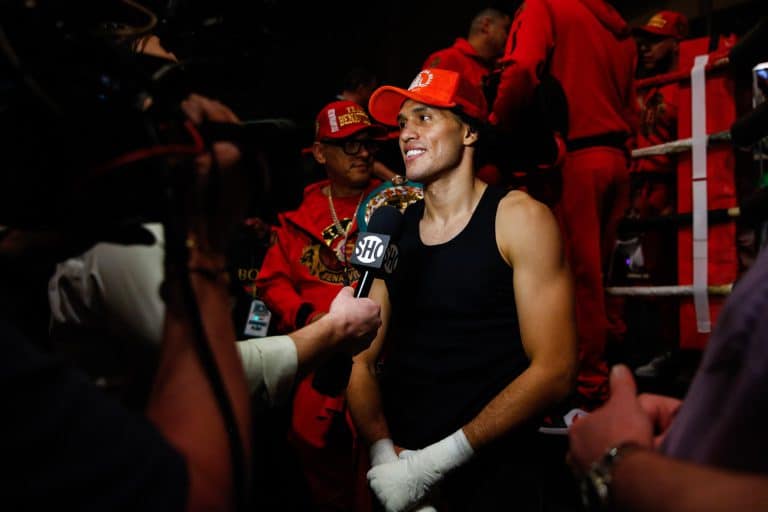 Image: Benavidez will be on standby to fight Canelo if Jermell injured training