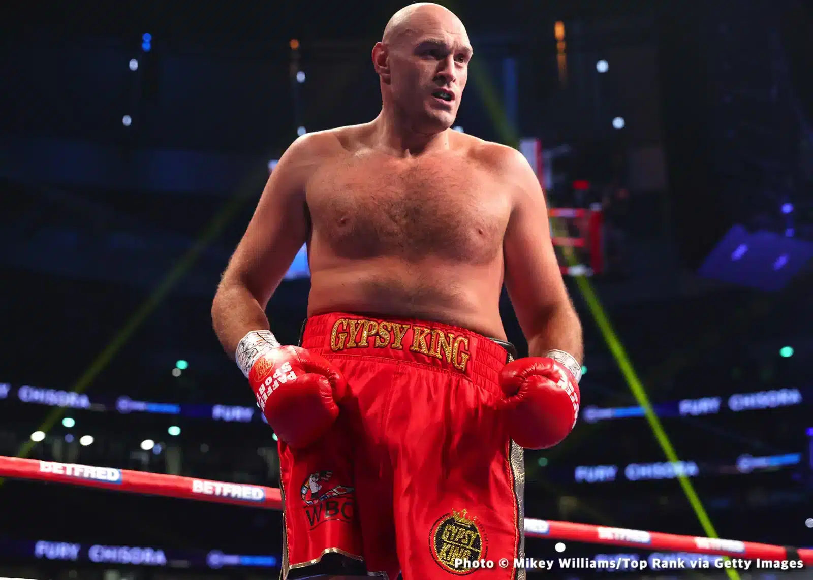Eddie Hearn says Tyson Fury not “physically” ready for Oleksandr Usyk fight on April 29th
