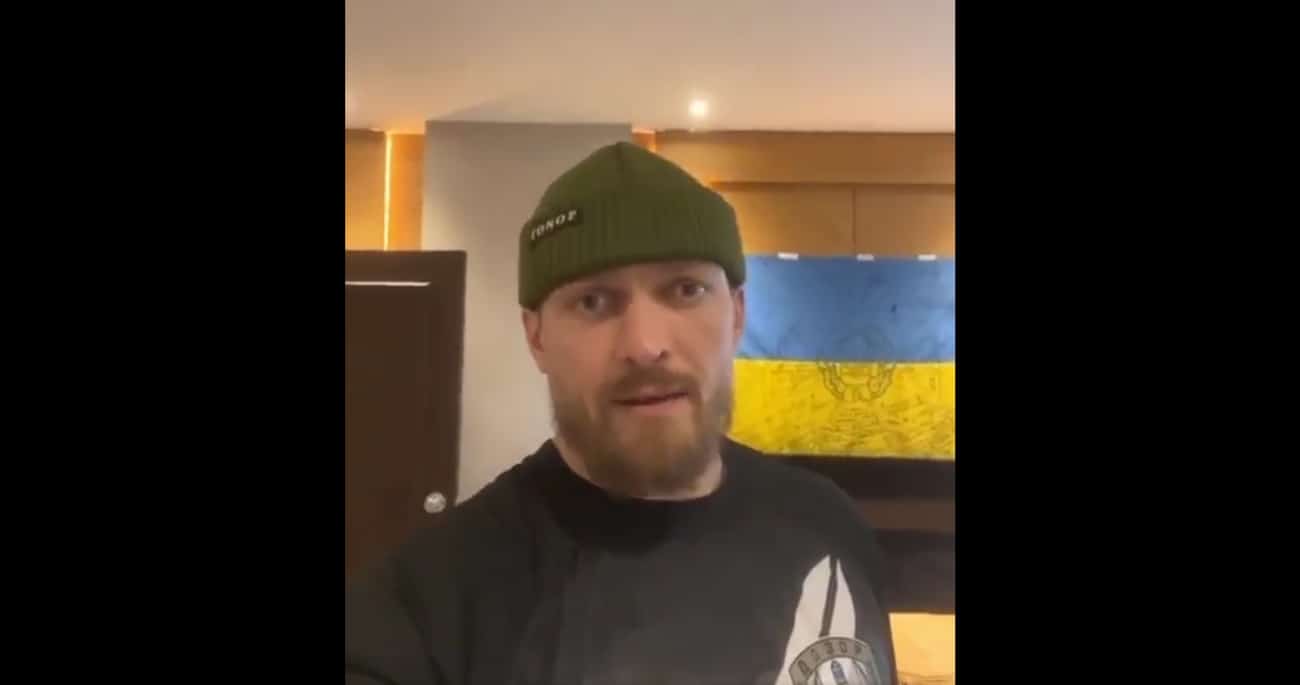 Image: Usyk tells "greedy belly" Fury: "Stop whining, Ink the contract or vacate the belt"
