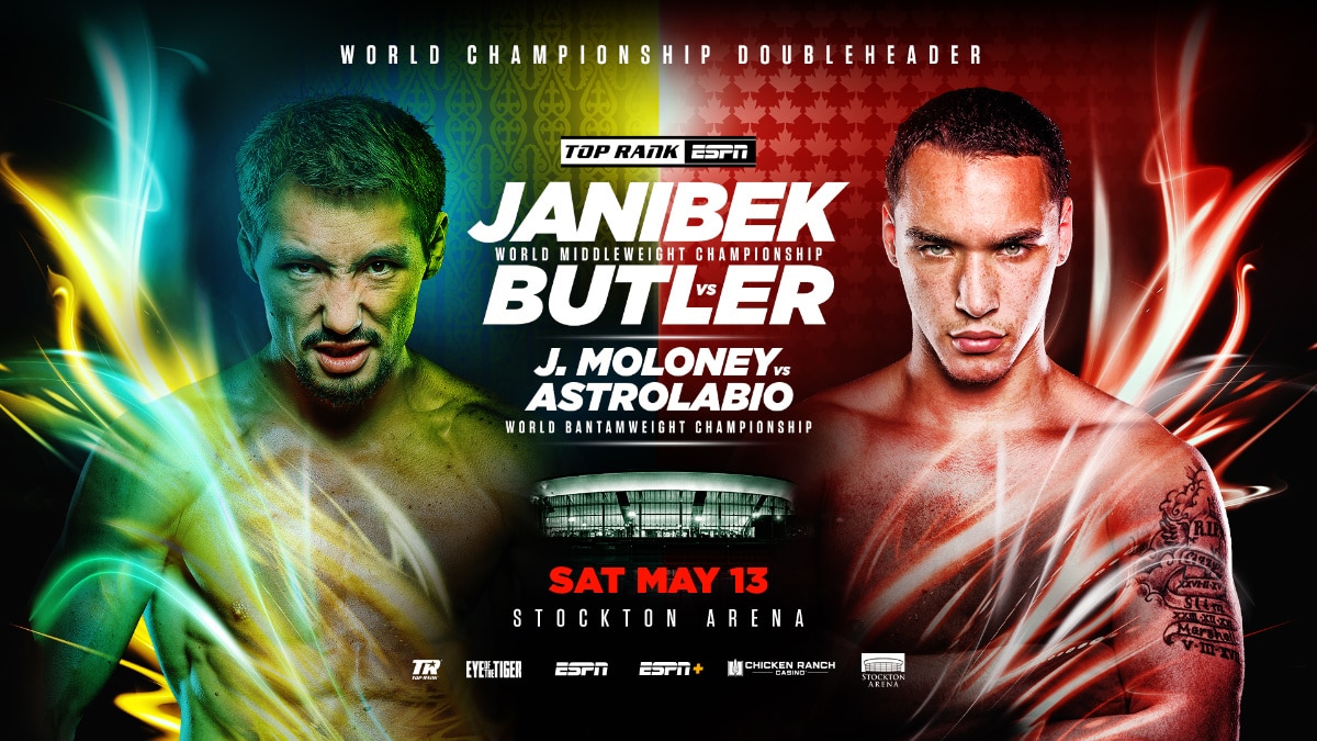 Image: Janibek Alimkhanuly vs. Steven Butler this Saturday on ESPN