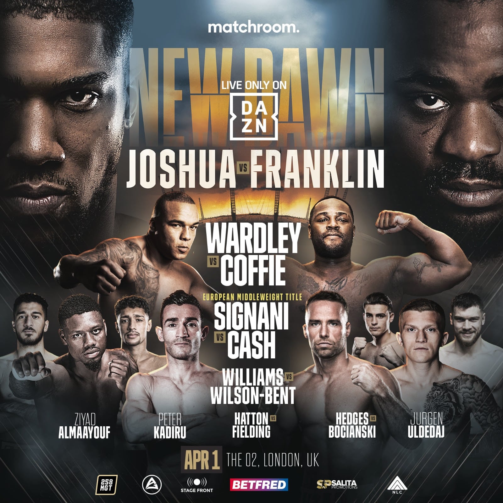 Anthony Joshua vs. Jermaine Franklin undercard – Nothing to see here
