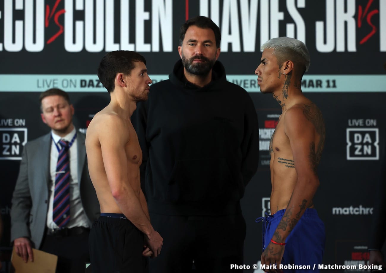 Image: Pacheco vs Cullen on March 11 in Liverpool, UK