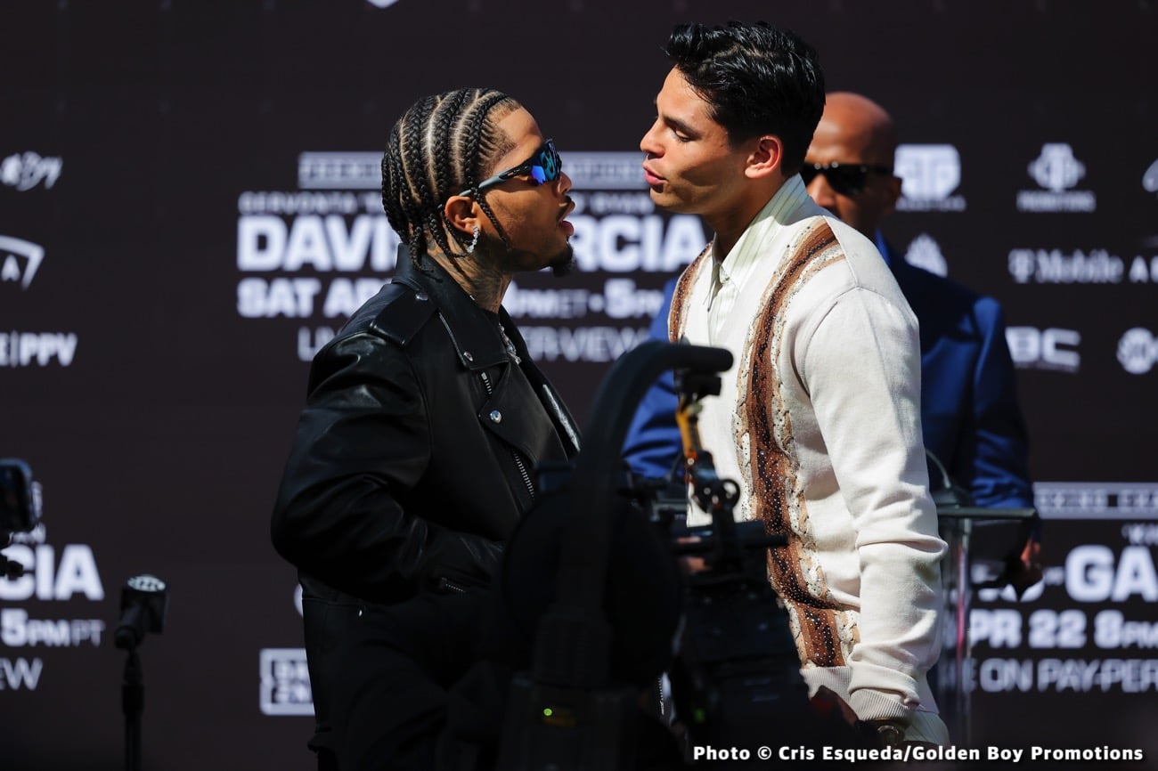 Image: Ryan Garcia destroys Gervonta Davis verbally at LA press conference