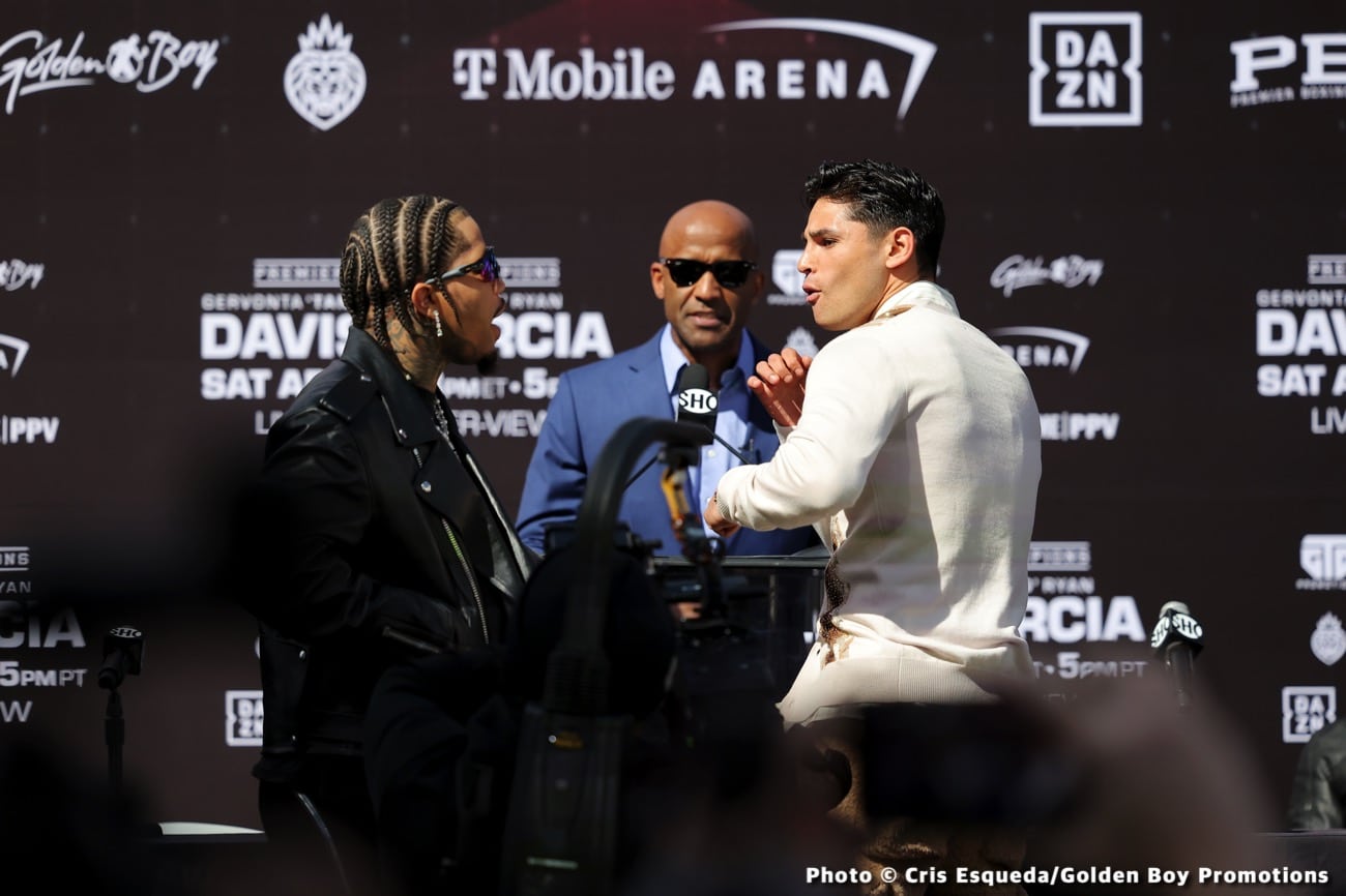 Image: Gervonta Davis scolds Ryan Garcia for complaining about rehydration clause