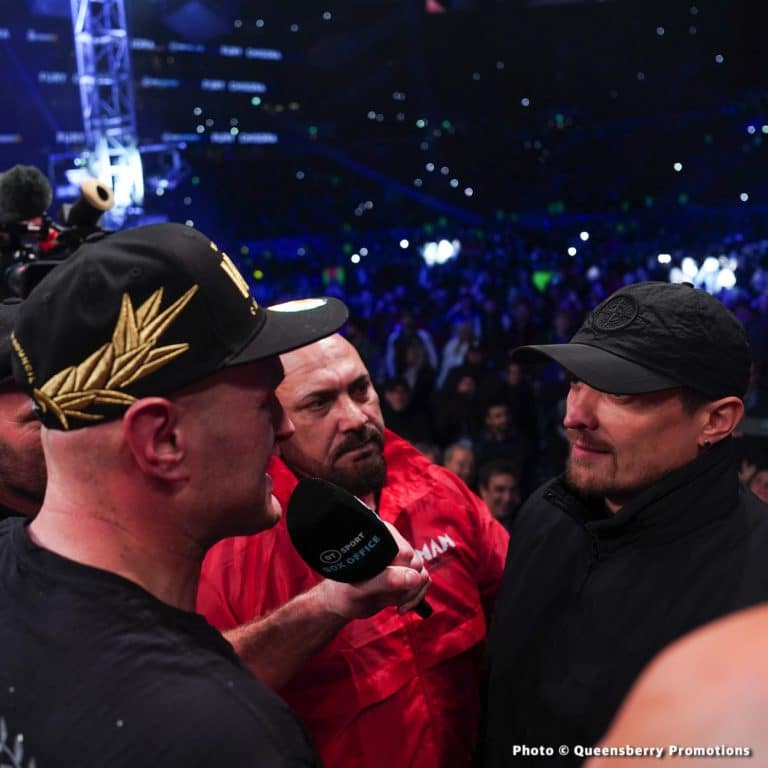 Image: Oleksandr Usyk vs. Tyson Fury being pushed back to January in Saudi