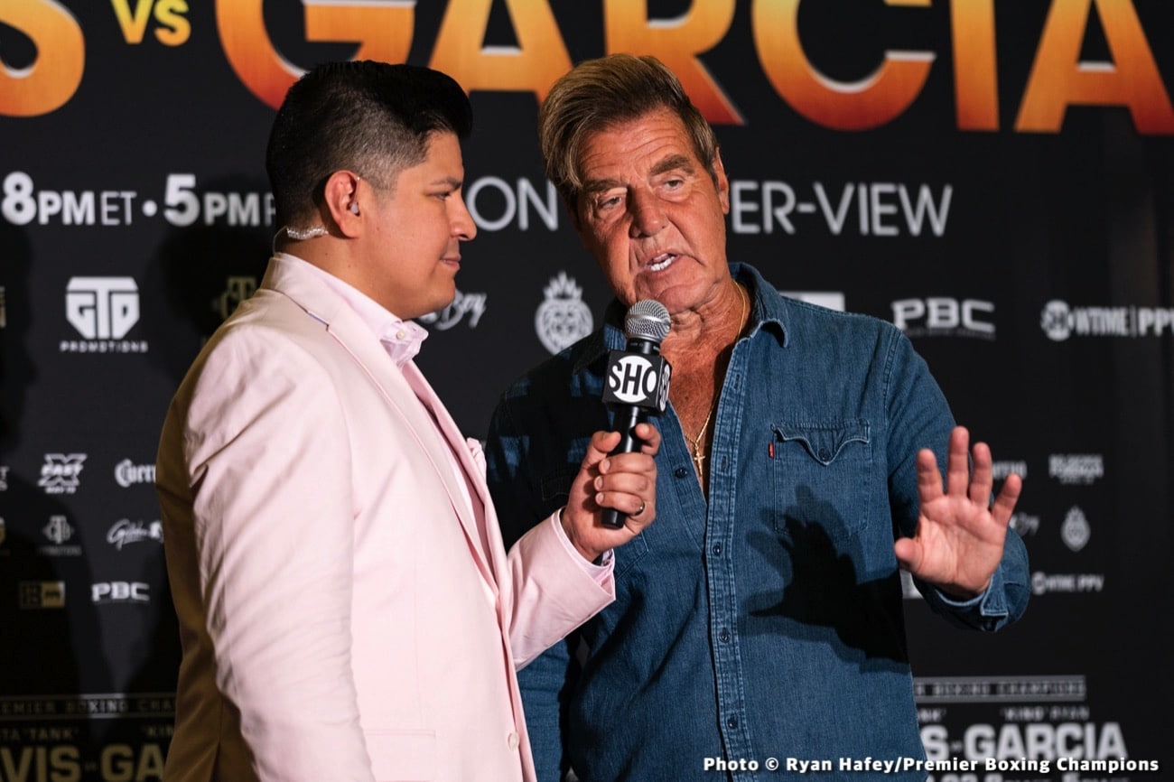 Image: Joe Goosen on Ryan Garcia: "He's got the aura of a winner"