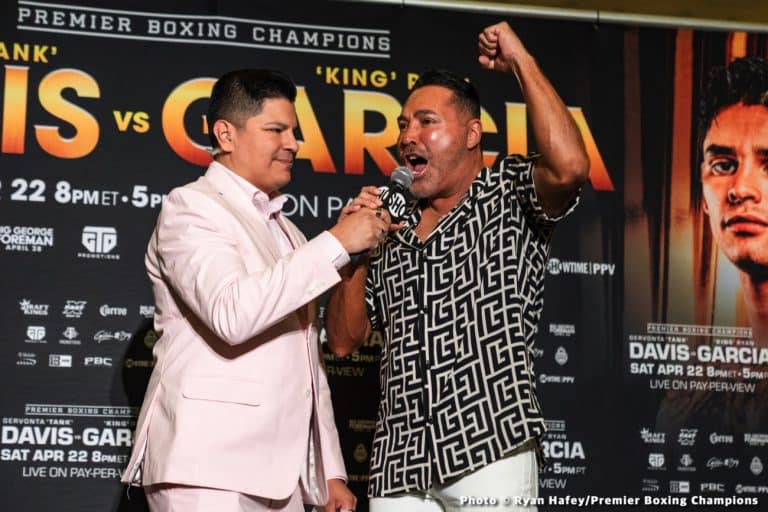 Image: De La Hoya labels Gervonta Davis vs. Ryan Garcia "The fight to save boxing"