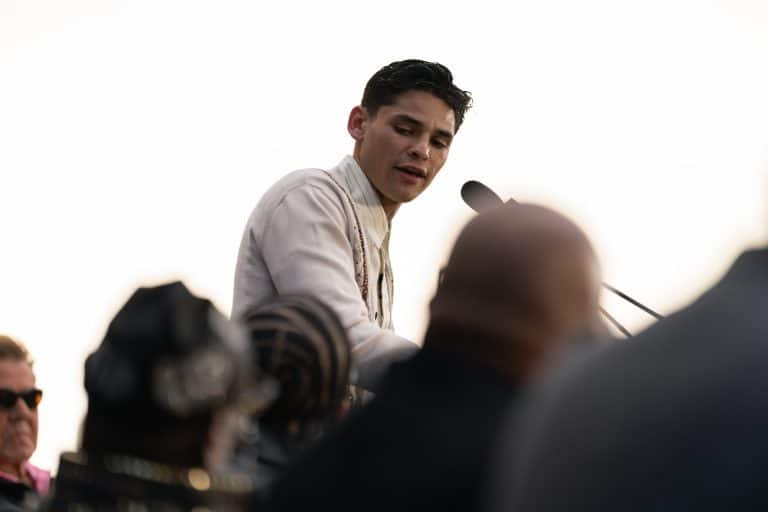 Image: Ryan Garcia's dad says Tank Davis' aggressiveness will leave him open to being countered